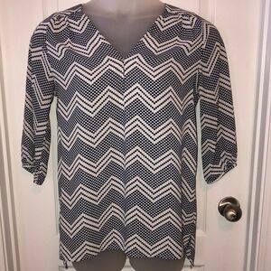 Henry Punch  chevron blouse